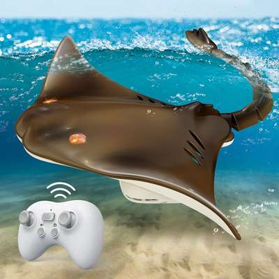 Cross-border new product simulation remote control fish RC remote control Devil Fish waterproof children's electric water shark creative toys