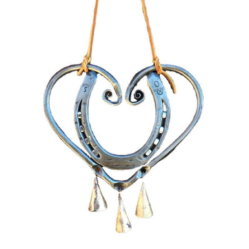 Независимая станция Lucky Love Wind Chime со Стальными Гвоздями Украшение Love Wind Chime