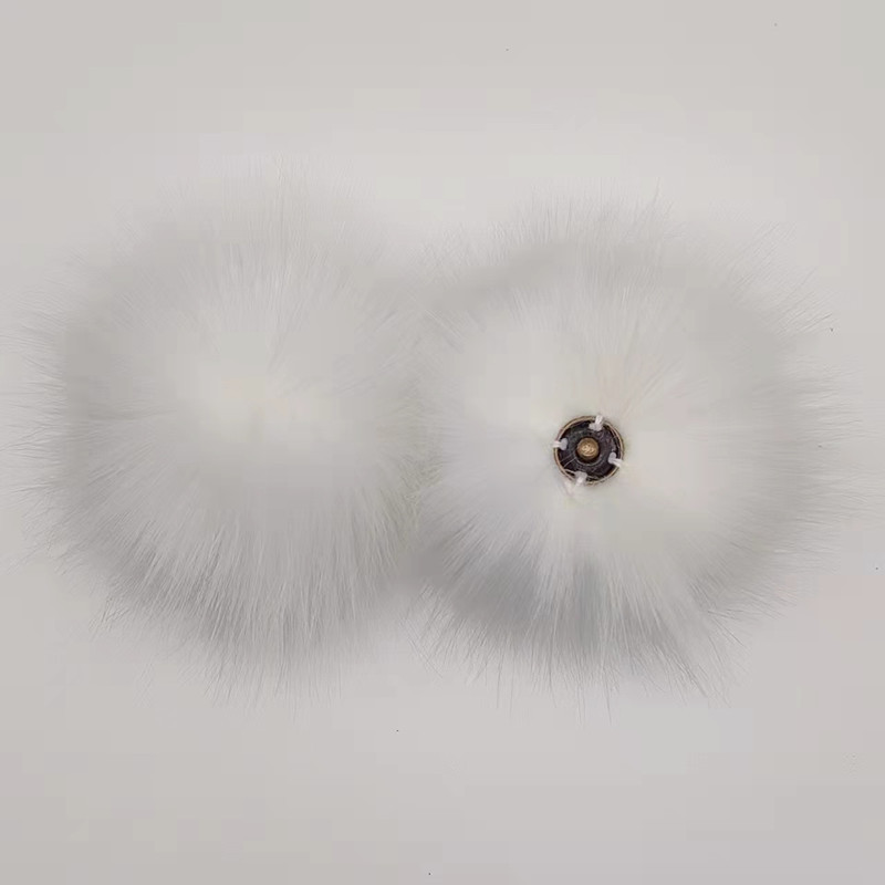 Fox fur ball artificial fur ball imitation Fox raccoon fur ball clothing shoes and hats accessories fur ball accessories manufacturers wholesale