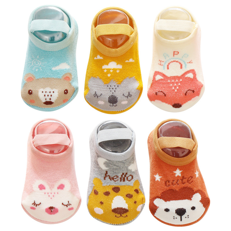 2023 new children's edge socks baby toddler socks baby floor socks cartoon dispensing non-slip boat Socks wholesale