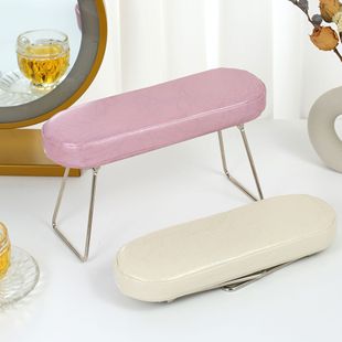 Japanese Manicure Hand Pillow Tool Stripesd Leather Bracket Hand Pillow Nail Salon Special Comfortable Hand Pad Hand Pillow