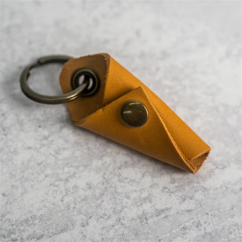 European and American Retro first layer cowhide key bag household key car key all-in-one bag pocket key storage bag