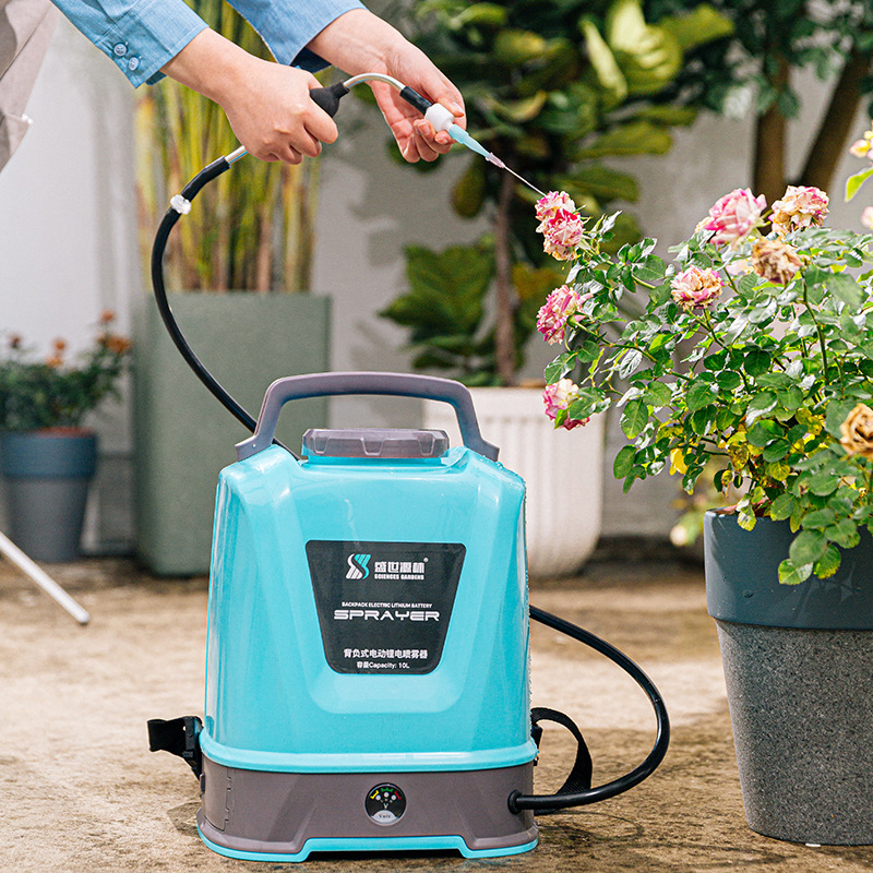 10L knapsack electric sprayer high pressure pesticide disinfection sprayer agricultural intelligent automatic fruit tree spraying machine