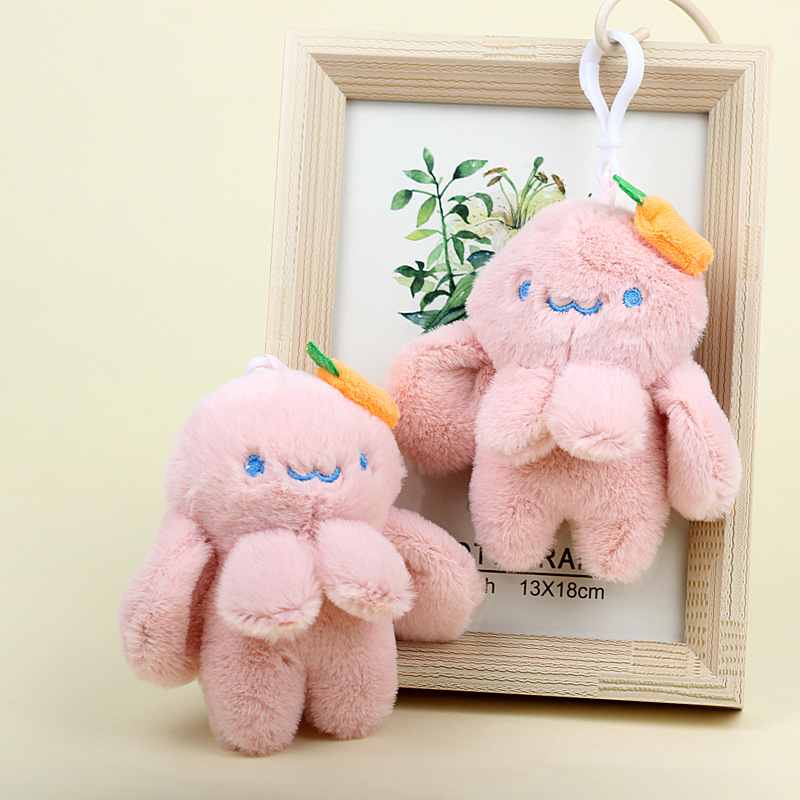 Creative cartoon octopus plush toy rabbit doll bag keychain pendant octopus doll doll
