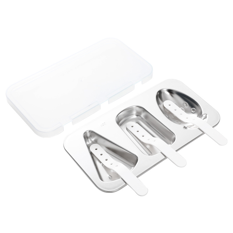 304 stainless steel food grade household with lid and stick DIY homemade easy to take off Ice Cream Popsicle ice cream mold