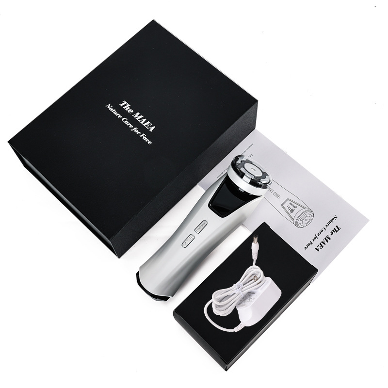 Red and blue light handheld portable beauty instrument home facial rejuvenation introduction instrument factory wholesale cross-border