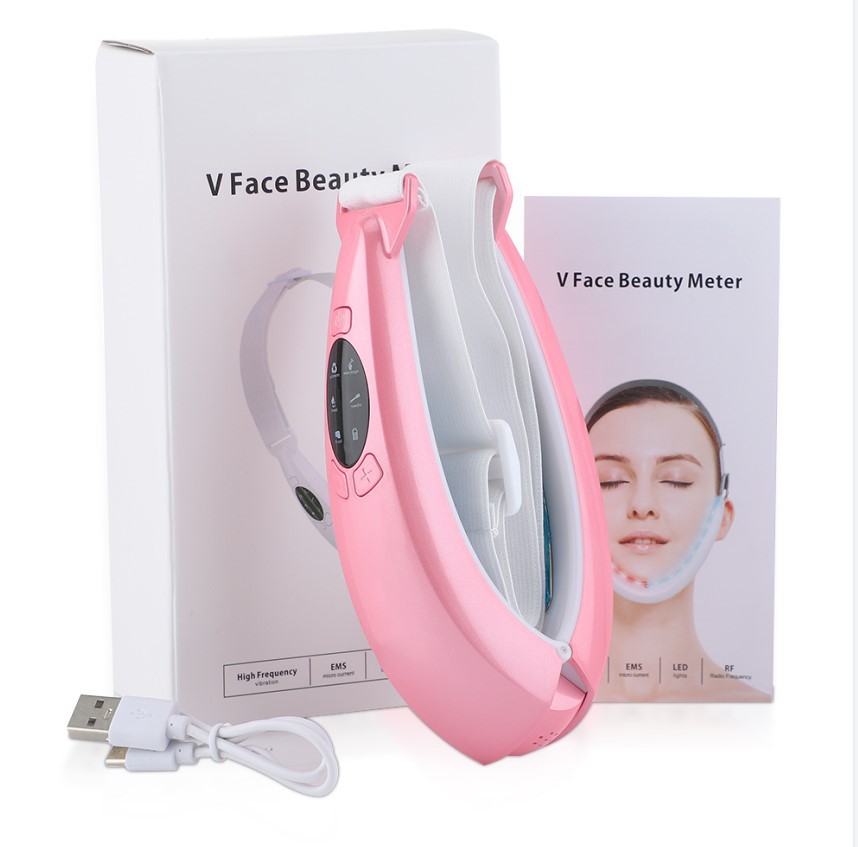 Smart V face instrument micro current facial massager EMS remote control Bluetooth thin chin beauty instrument plastic face instrument