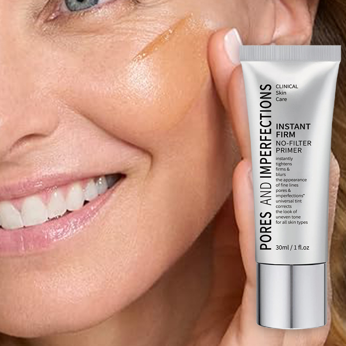 Cross-border BARUBT No Base Cream BB Cream Invisible Pore No Card Powder Control Oil Moisturizing Natural Makeup 30ml Foundation