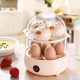 Toy bear egg cooker automatic power-off egg steamer mini egg steamer anti-dry burning household breakfast artifact