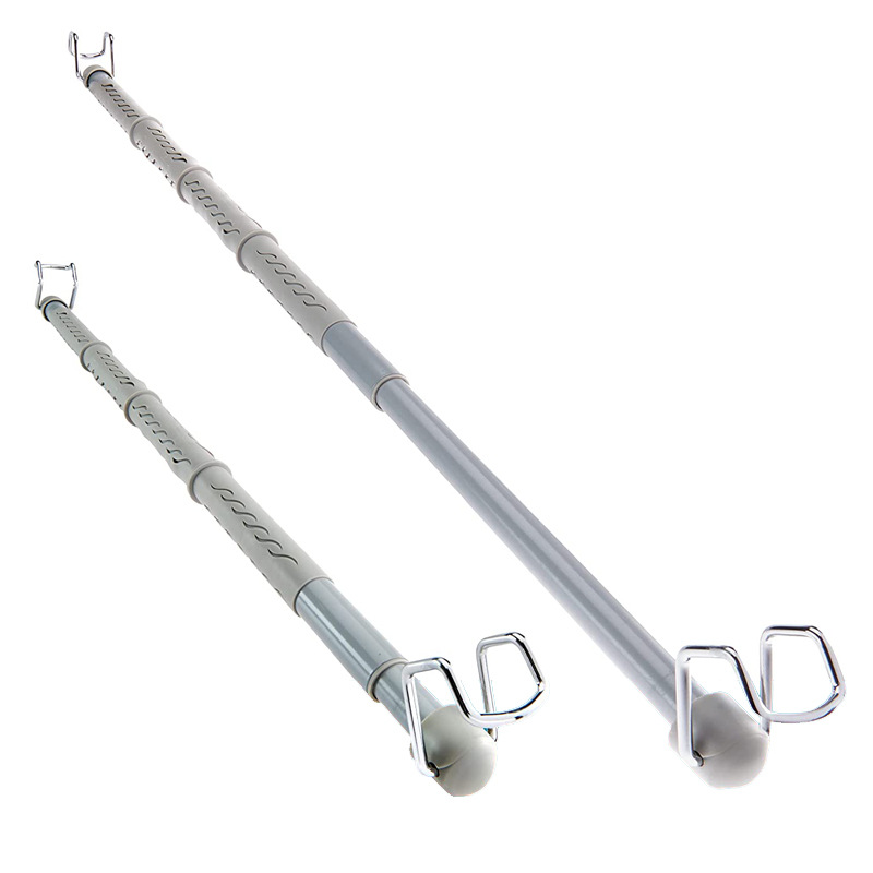 Car clothes pole telescopic hanger car trunk crossbar metal clothesline cross-border Amazon explosives
