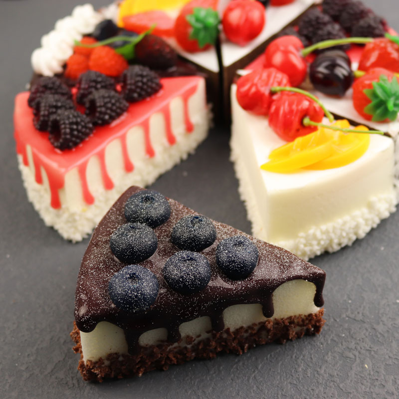 Simulation cake model ice cream cream chocolate ice cream dessert food bread window shooting props toys