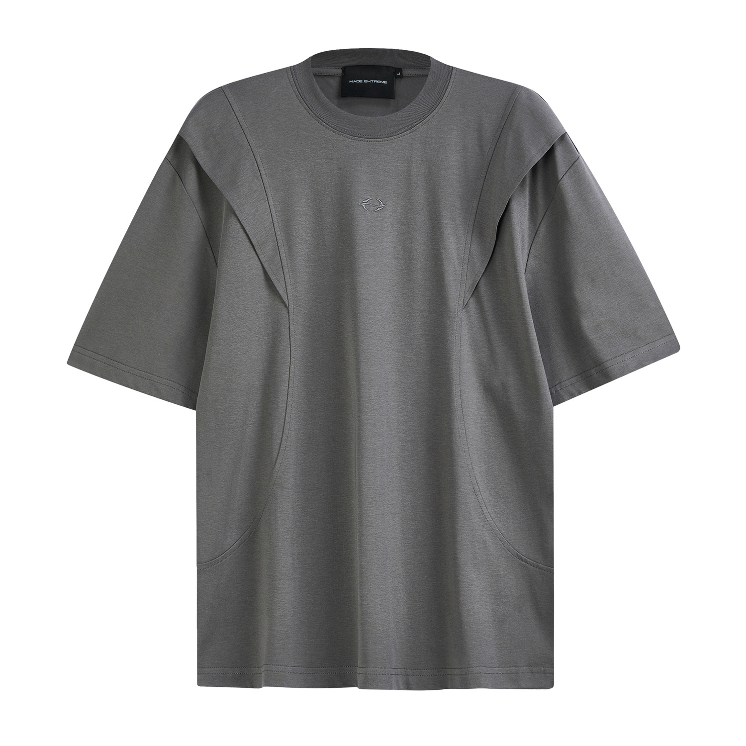 MADEEXTREME Summer Cool Shape Deconstruction Design All-match Basic Short-sleeved T-shirt Solona