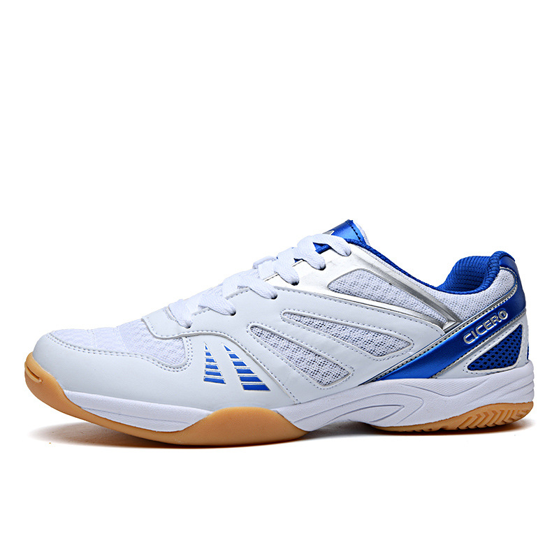 New Badminton Shoes Men's Breathable Mesh Comfortable Vleyball Shoes Student Competition Training Shoes Couple's Table Tennis Shoes