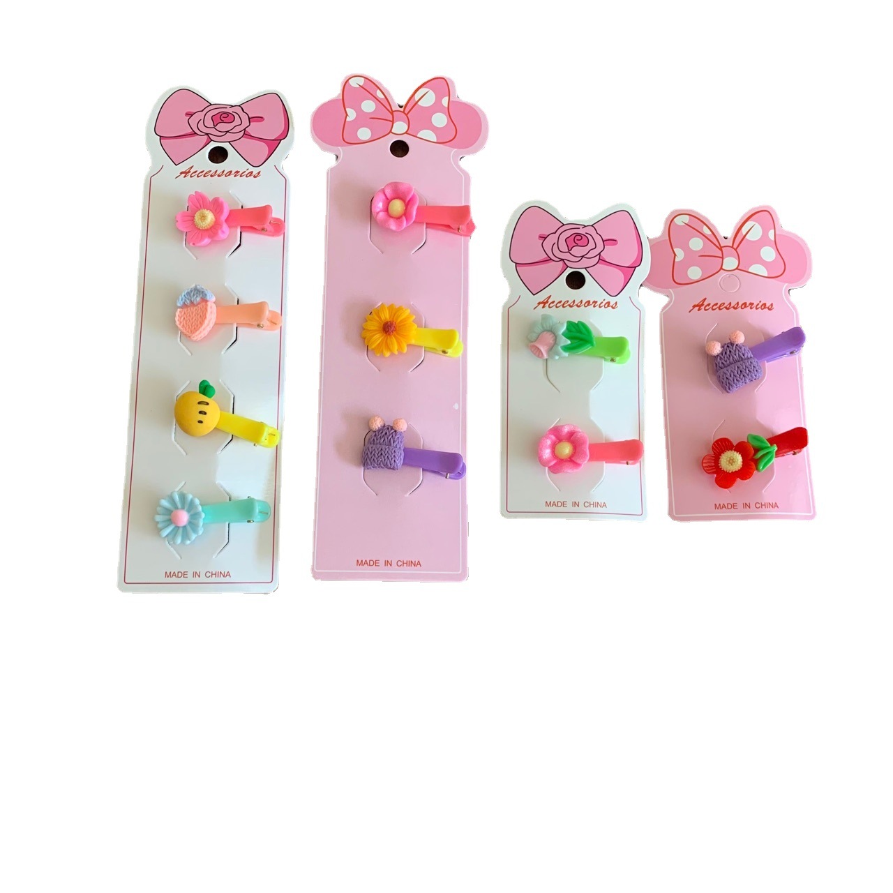 100 Lenched Cardboard Children's Hair Clip Long Set Tag Card Backboard Five Card Six Card Ten Card Clip Card