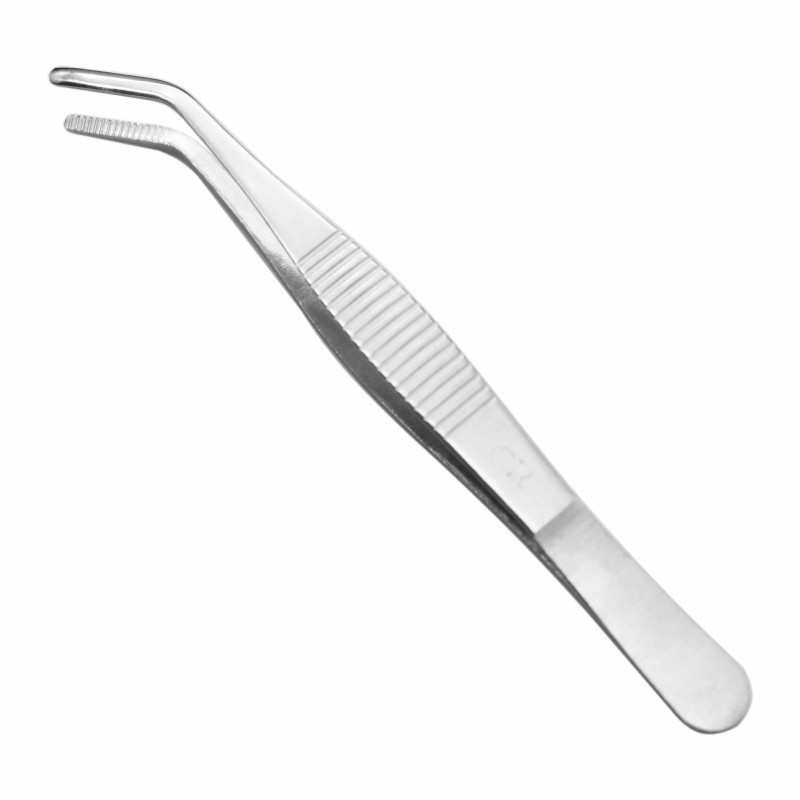 304 stainless steel tweezers round elbow lengthened thickened dressing tweezers fish tank water Grass nie Zi tool repair clip