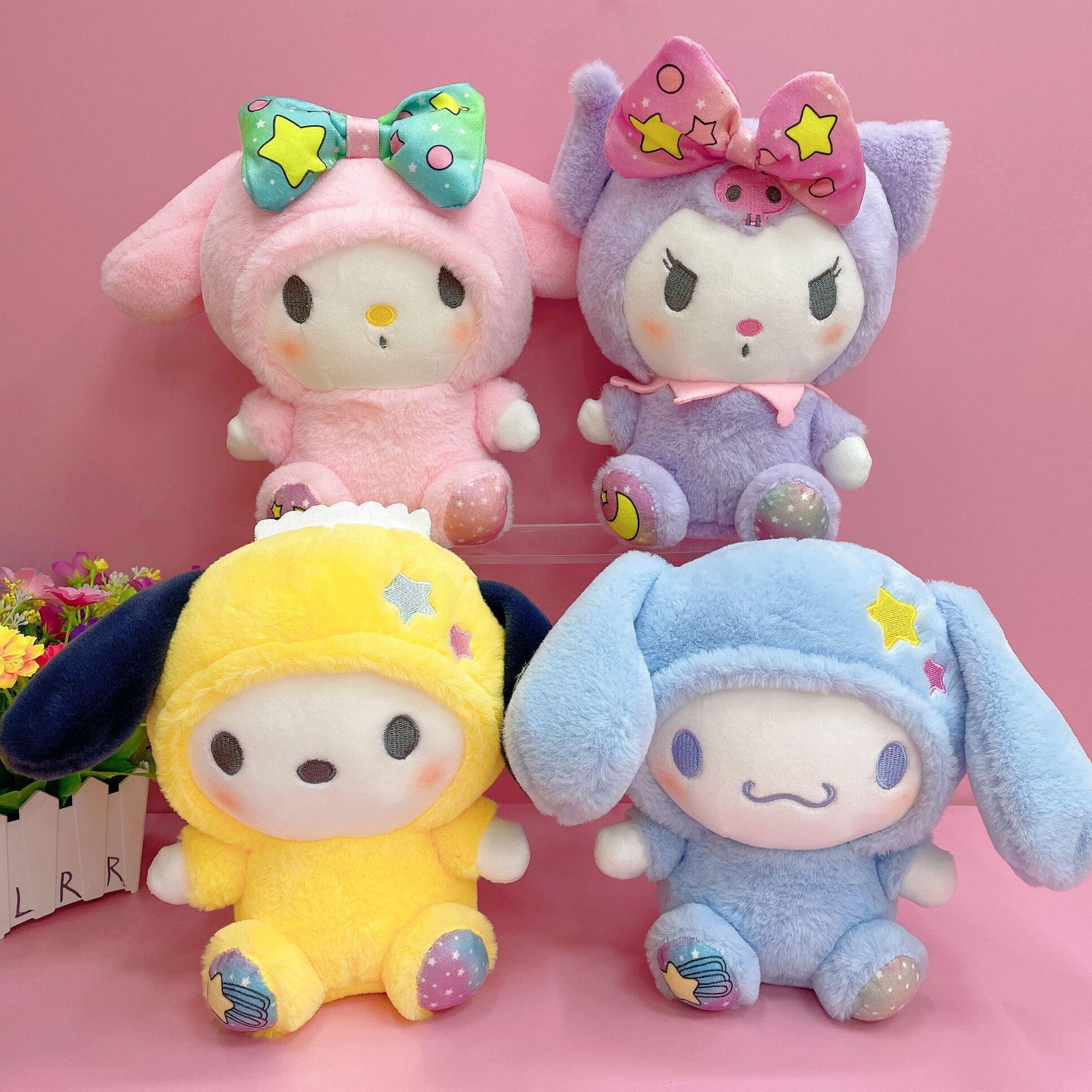 New Japanese cartoon 8-inch Sanrio meilti plush toy grab machine doll children's gift factory wholesale