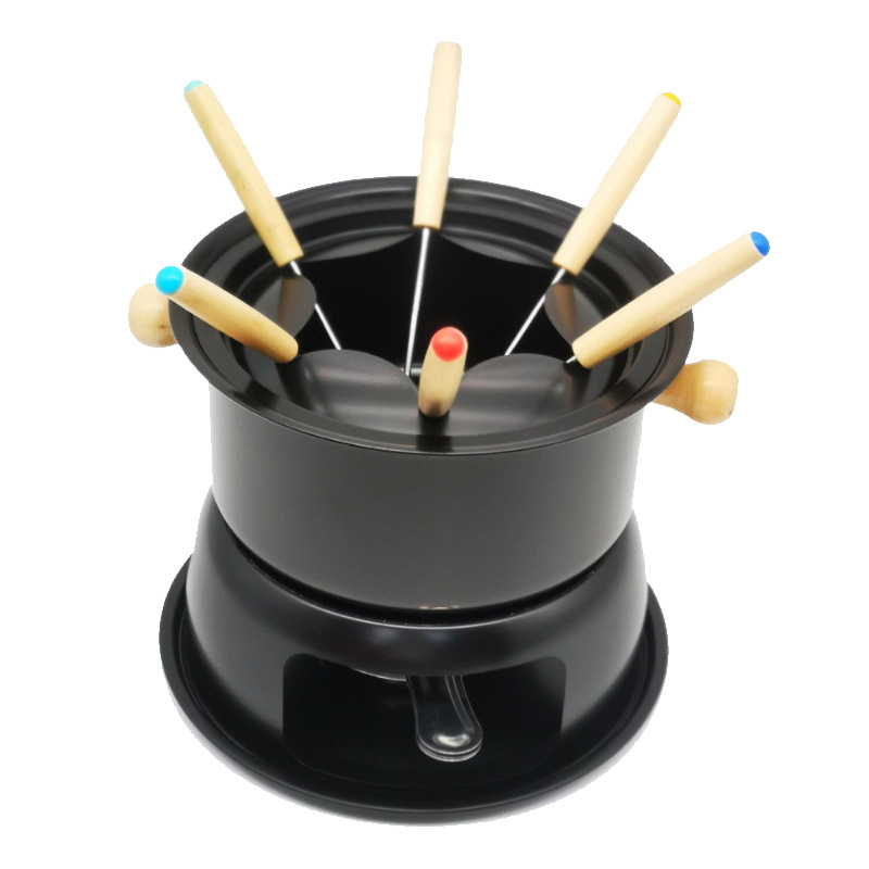 Foreign trade alcohol pot cheese chocolate ice cream hot pot heating mini Swiss cheese hot pot household alcohol stove