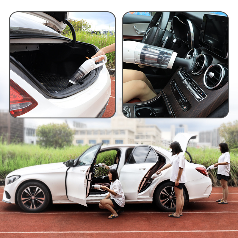 Car vacuum cleaner wireless handheld vacuum cleaner household wet and dry vacuum cleaner portable large working rate