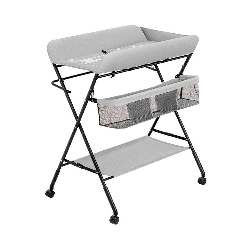 Nappy Table Baby Care Table Portable Multifunctional Foldable Movable Baby Bed Storage Newborn Touch