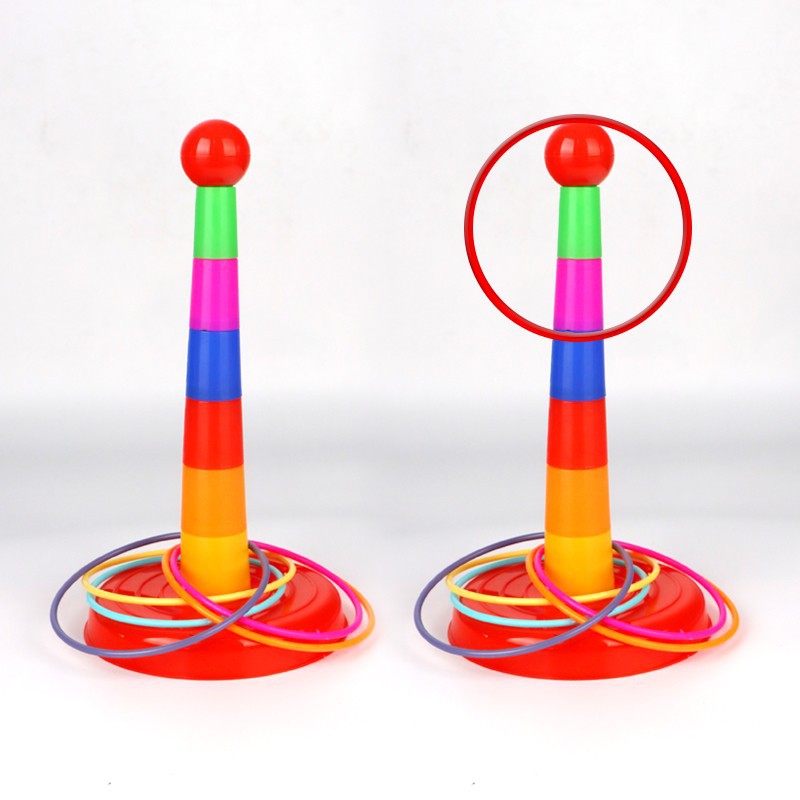 New Creative Stacking Loop Toy Large Parent-Child Throwing Loop Children's Decompression Toy Stall Batch