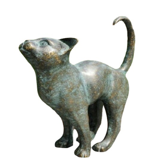 2021 cross-border new leopard resin crafts decoration courtyard decoration micro landscape decoration Park art