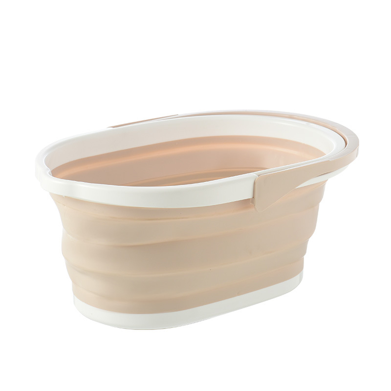 Rectangular Plastic Mop Bucket Household Folding Mop Storage Bucket Mop Bucket Rubber Cotton Mop Cleaning Bucket Squeezing Bucket