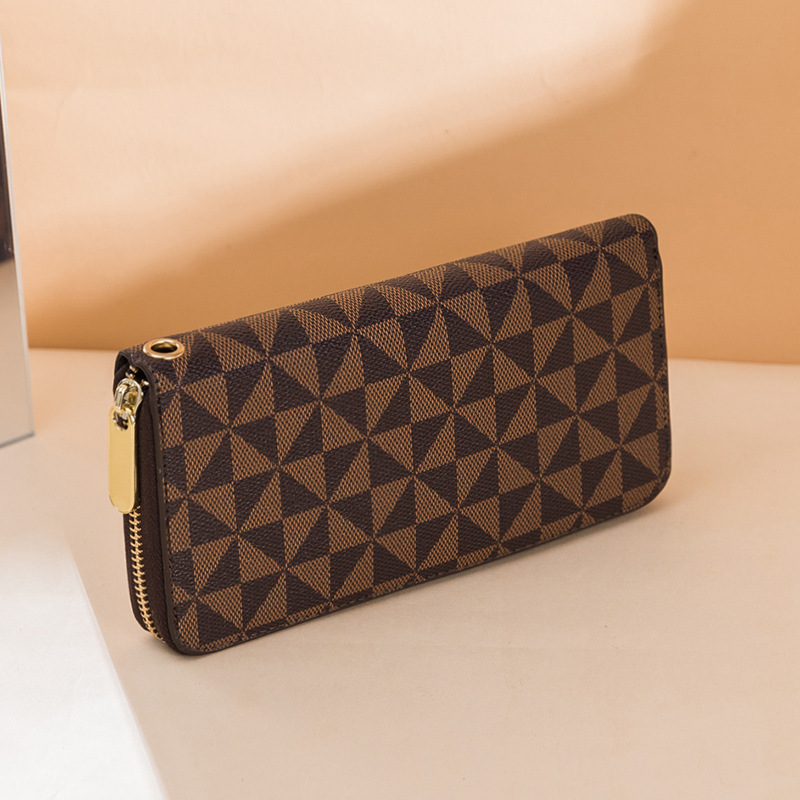 Autumn 2023 New Men's and Women's Long Wallet Fashion Capacity Printed Change Clutch Wallet Card Bag