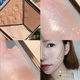 Three-color makeup plate high-gloss blush brightened matte nose shadow eye shadow novice makeup comprehensive plate makeup parity