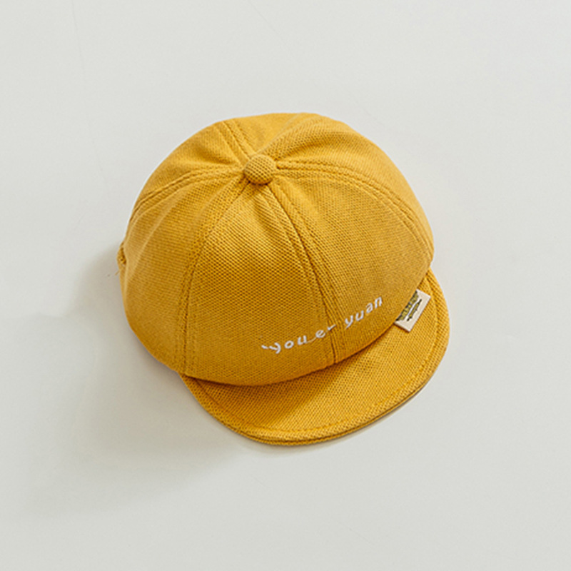 Adjustable infant peaked cap baby versatile autumn and winter baseball cap boys and girls spring sun-proof soft brim hat