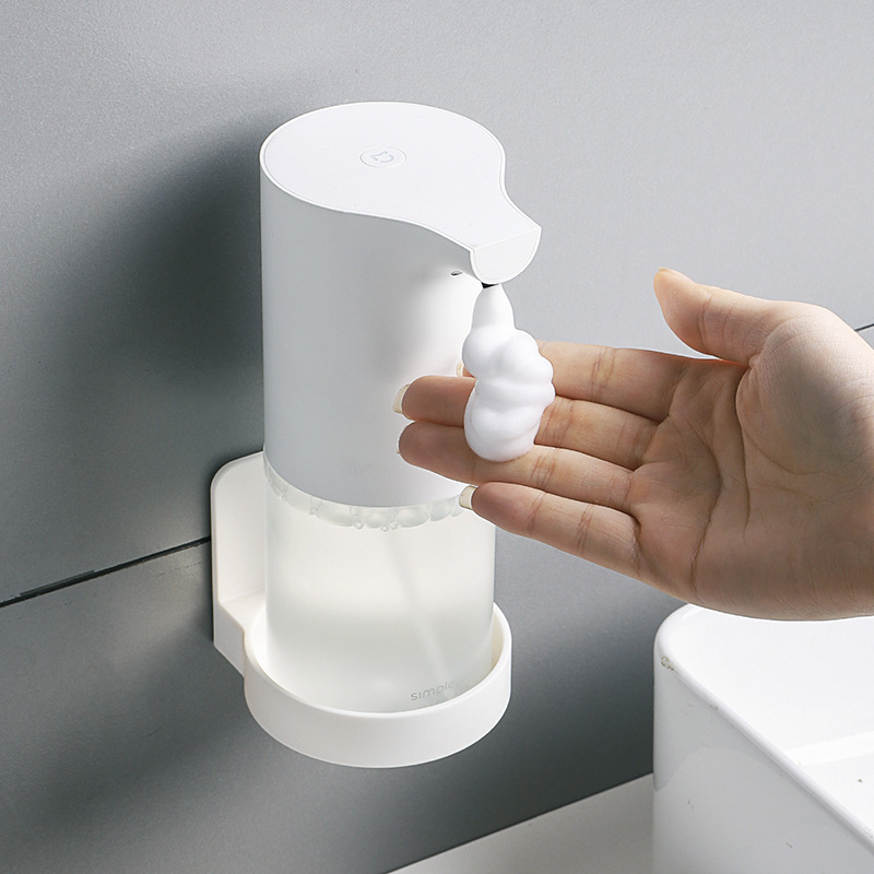 Punch-free wall bottle holder wall-mounted rack multi-functional bathroom facial cleanser toothbrush cup hand sanitizer tray