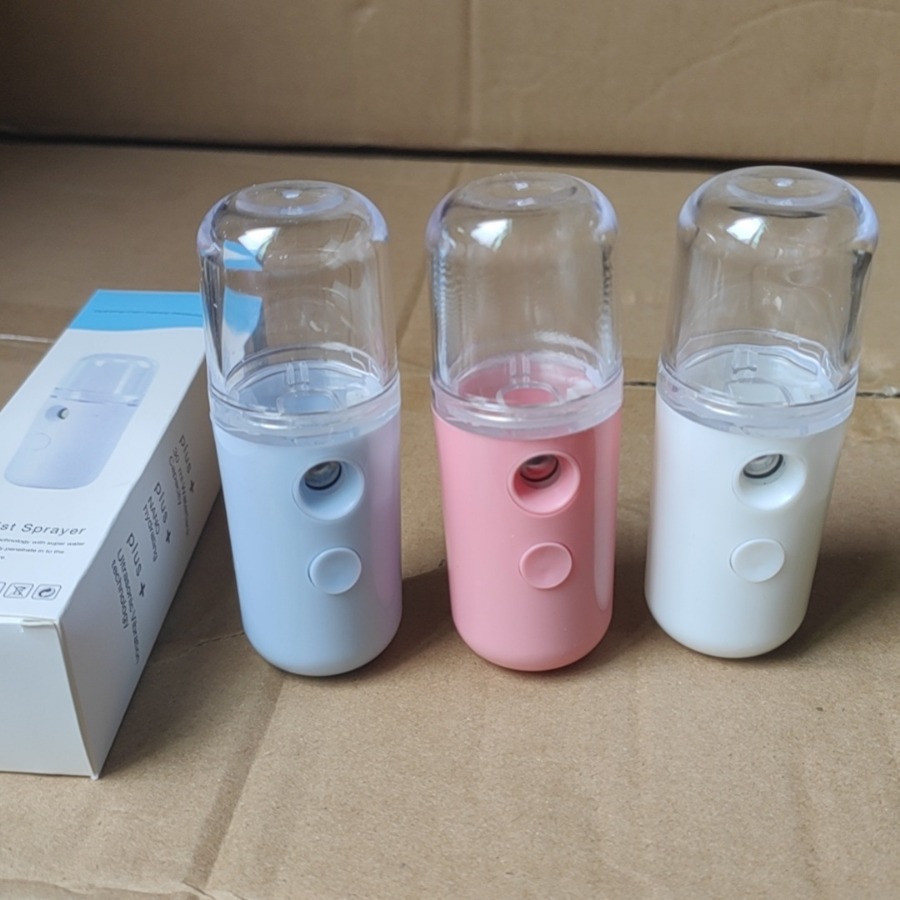 Foreign Trade Hot Sale Nano Spray Hydrating Instrument Face Humidifier Small Portable Charging Beauty Instrument Cold Spraying Machine