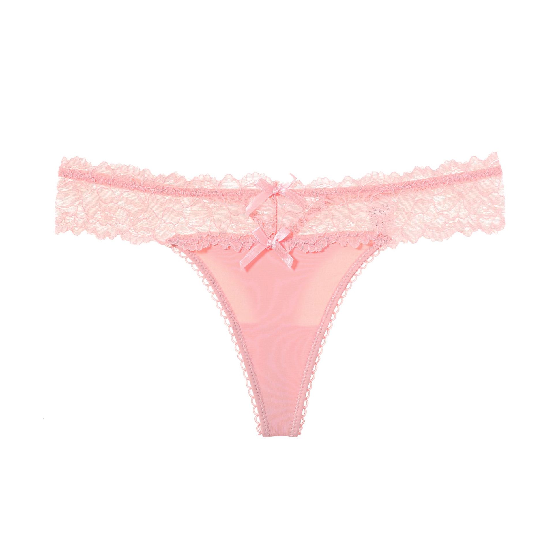 Cross-border Ice Silk sexy low waist T pants hollow-out back cross hot perspective lace thong women's underwear 1887