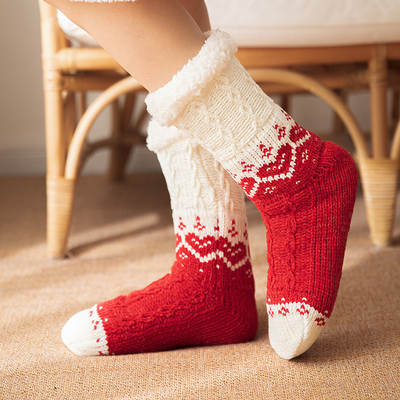 Winter floor socks adult snow socks sleep socks home confinement socks leg cover carpet socks slippers socks female wholesale