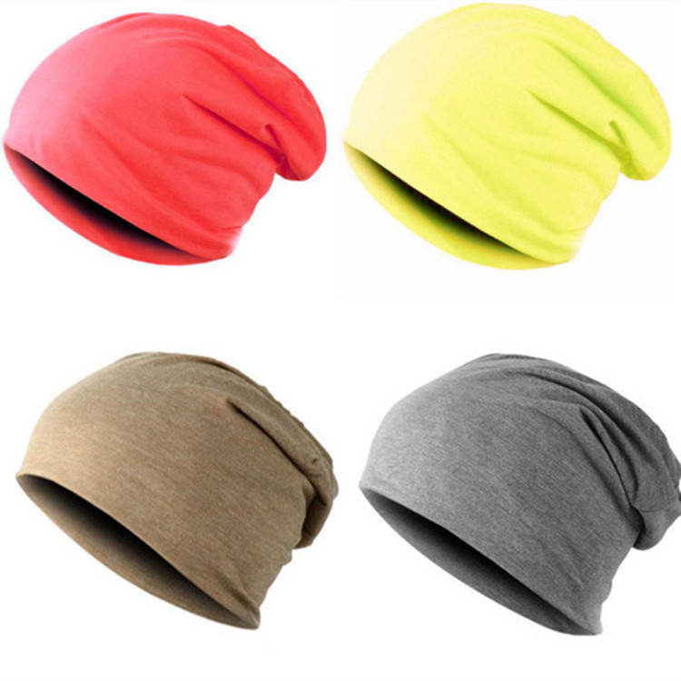Foreign trade candy color men's Korean fashion pullover hat female turtle hat knitted hat street dance hat can be customized