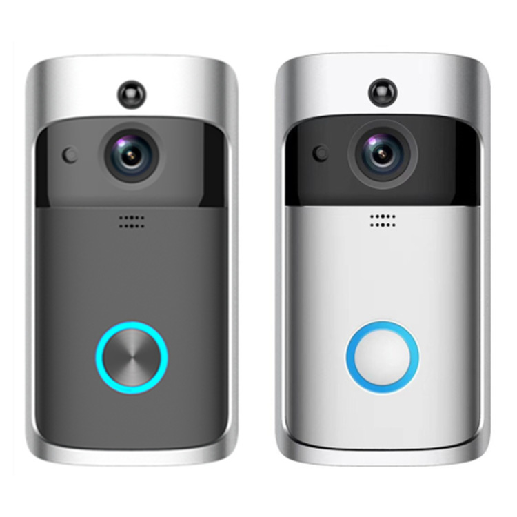 V5 cross-border home WiFi smart video doorbell 1080p low power remote voice intercom APP mobile phone prompt