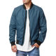 European and American New Men's Aviator Jacket Spring and Autumn Cross-border Casual Trendy Large Size Men's Zipper Men's Jacket 5XL