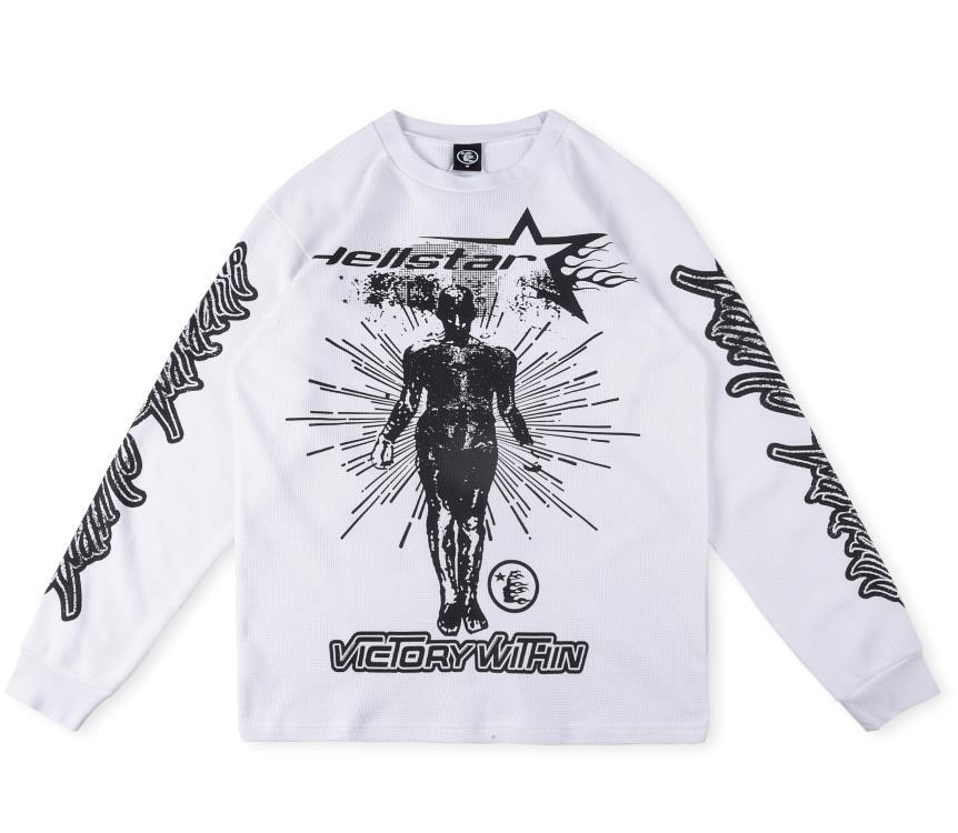 thumbnail for Cross-border wholesale Vintage's new American fashion brand Hellstar Studios short-sleeved T-shirt is unisex