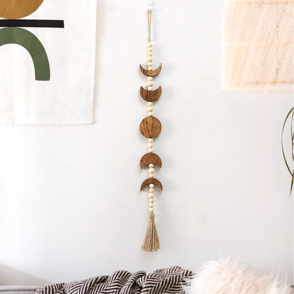 New Style Wall Decoration Vintage Home Decoration Wall Hanging Nordic Style Eclipse Wall Hanging Tassel Small Pendant Amazon Explosions