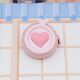 [Powder ruler] Pink lucky heart