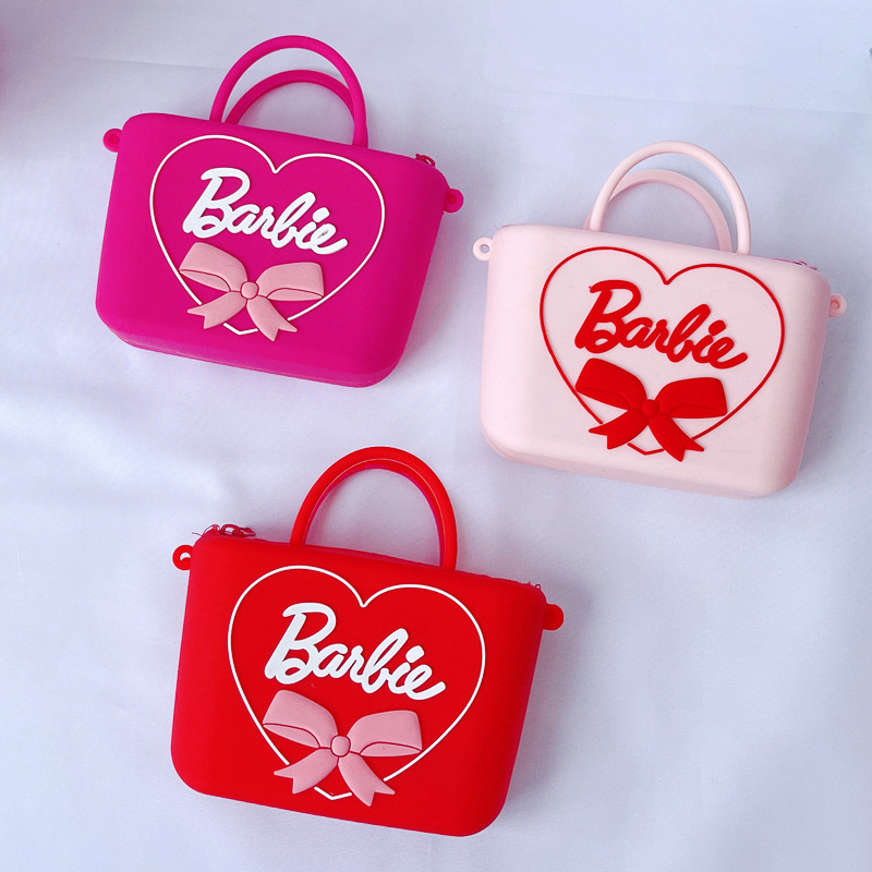 Factory spot Barbie silicone bag silicone one craft Barbie love hand bag wholesale