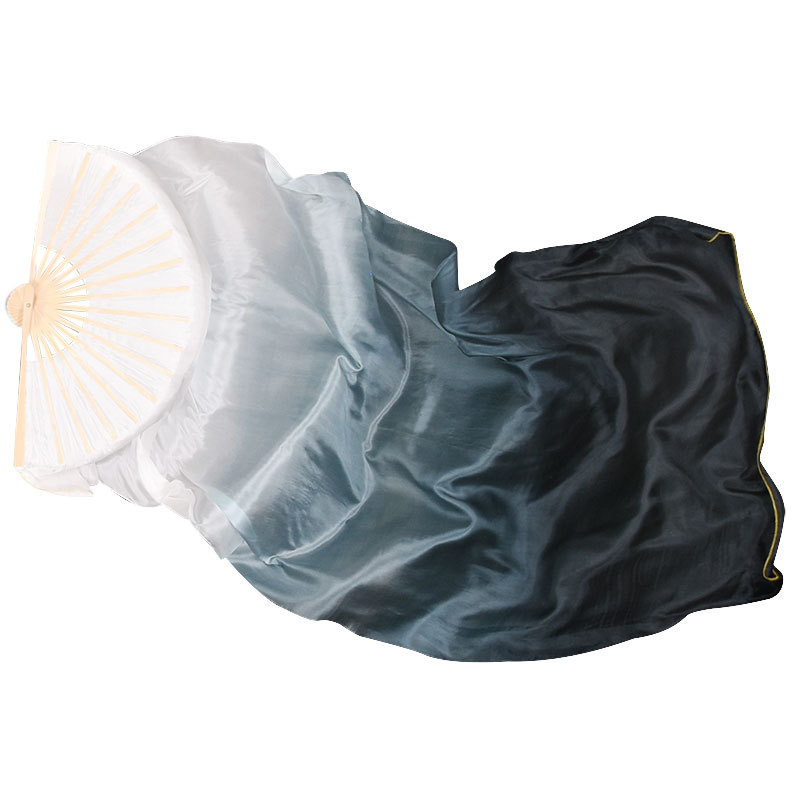Silk Dance Fan Lengthened Dance Fan Square Dance Classical Dance Small Shadow Smoke Performance Fan Gradient Long Silk Fan
