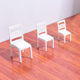 Building sand table model handmade materials interior furniture decorative ornaments modern European seat chair stool