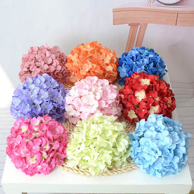 Artificial Flower Wedding Hall decoration home flower arrangement flower encryption large hydrangea head 90 pieces floral hydrangea head