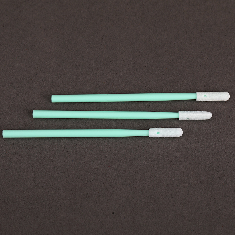 Factory wholesale 836D dust-free purification cotton swab sea cotton swab dust-free sponge cotton swab Green pp handle wiping stick