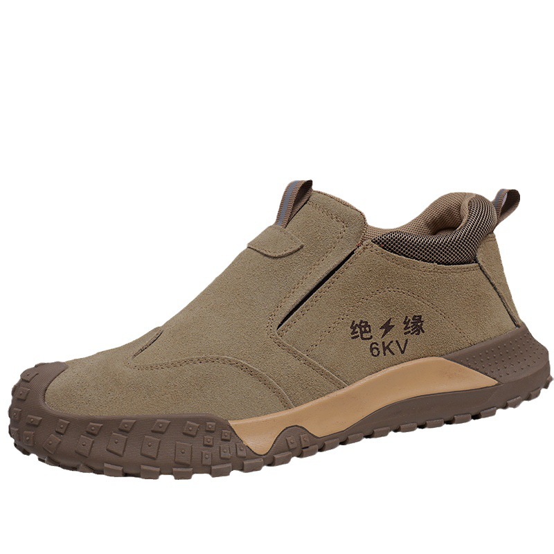 Low-top insulation shoes 6kv electrician anti-smashing anti-piercing labor protection shoes men's plastic closed toe comfortable wear-resistant safety work shoes
