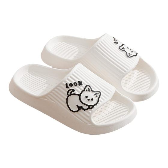 eva Couple Sandals and Slippers Women's Summer Indoor Home Bathroom Bathing Feeling Thick Soft Bottom Non-slip Outer Wear Male 2