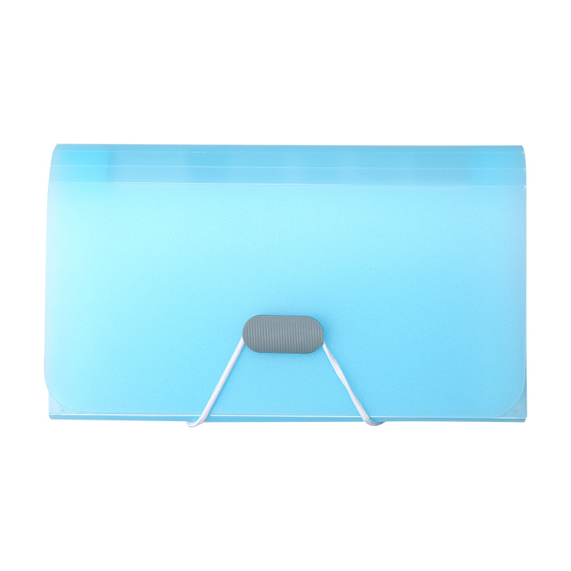 transparent-a6-mini-accordion-file-folder-office-supplies-receipt-storage-ticket-holder-candy-color-13-slots-document-folder