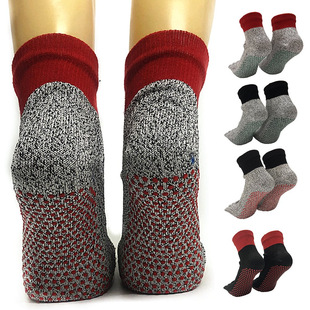 Grade 5 anti-cut socks wear-resistant silicone outdoor high-strength anti-stab beach socks field protective five-finger socks manufacturers spot