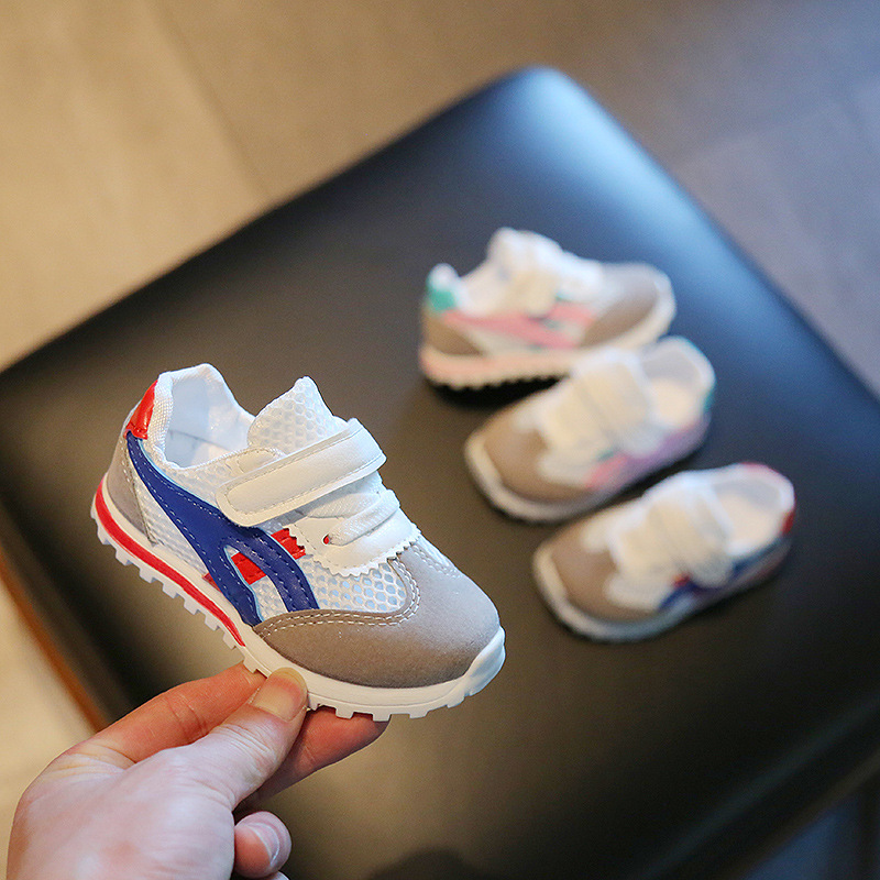Girls White Shoes Breathable 2024 Summer New Children's Shoes Men's Mesh Skate Shoes for Girls Boys Sneakers