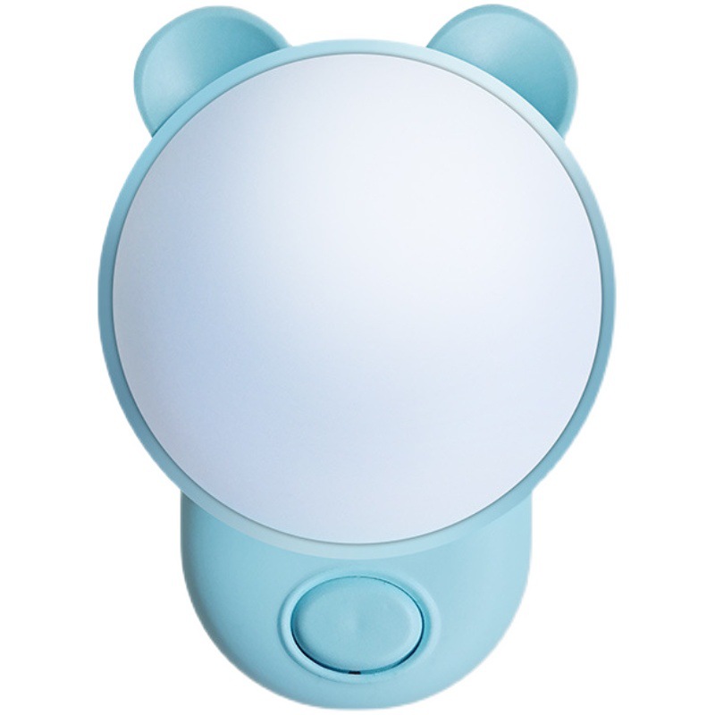 Switch bear plug-in night light LED two-color adjustable warm white soft light Children's Sleep light stall selling wholesale